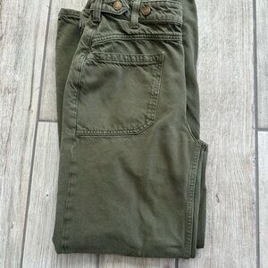 We the free army green cargo jeans
